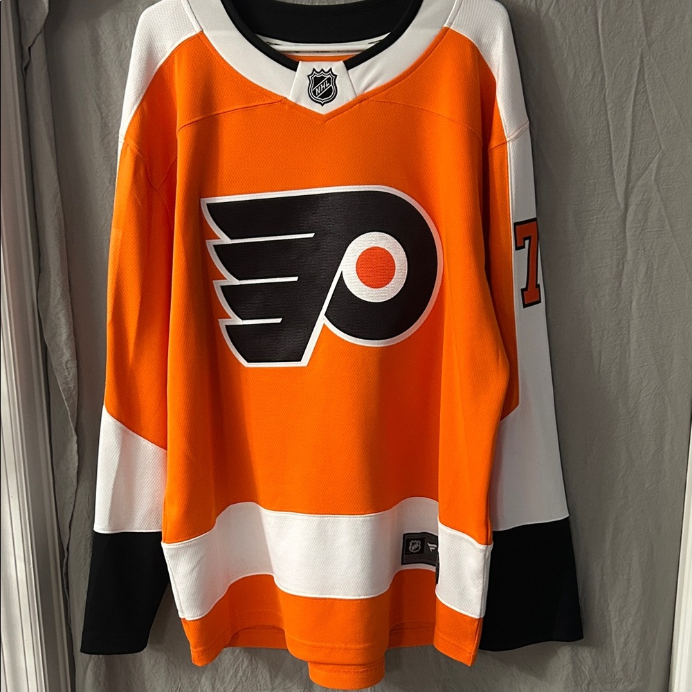 Fanatics Orange and Black NHL Jersey